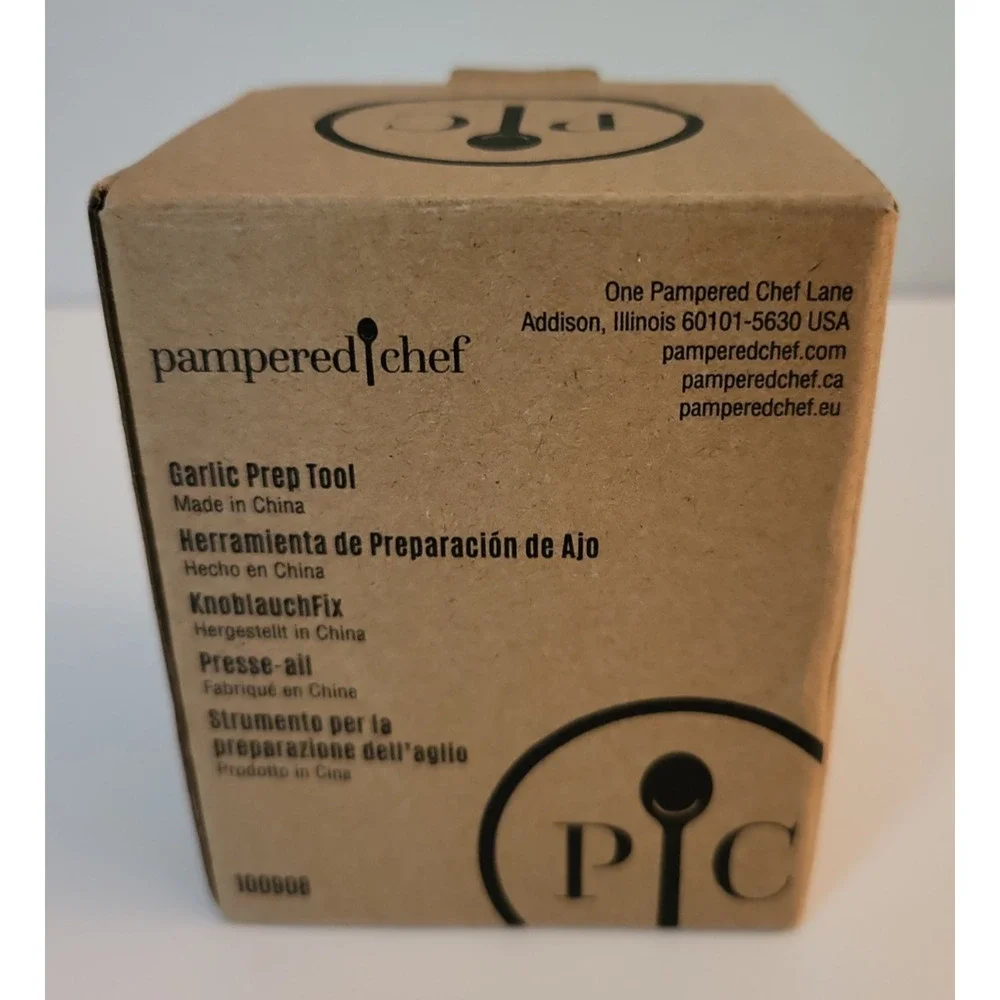 New Pampered Chef Garlic Prep Tool 100908 Sliced & Paste & Diced Dishwasher-safe